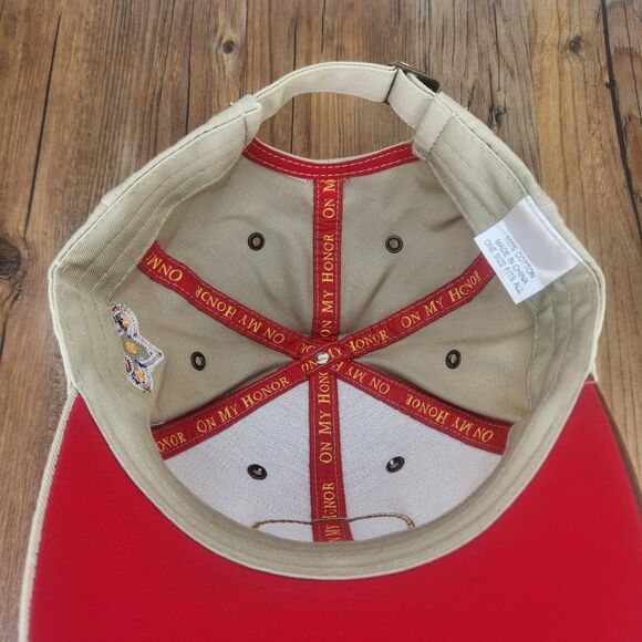 Boy Scouts of America 100 Years Centennial Hat Cap 1910-2010 Khaki Strapback BSA - Picture 9 of 10